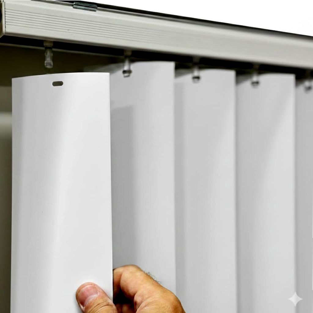 10 Weiße, Schwer Entflammbare, Feuerfeste, Wasserdichte, Hochpolymere, Verformungsbeständige Pvc-lamellen Für Vertikaljalousien, Sofort Lieferbar.