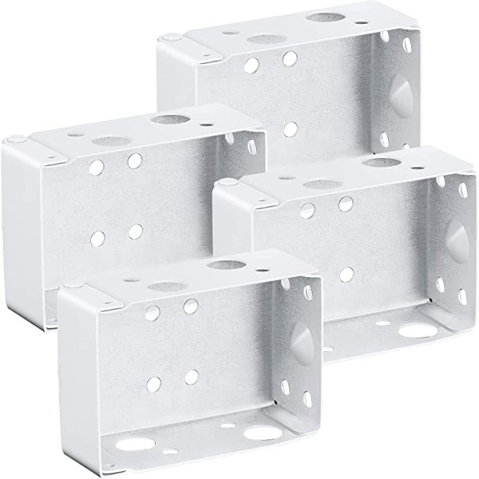 Eine 5 Cm Weiße Eisenhalterung (links Und Rechts), Eine 5844 Mm Jalousiehalterung Und Eine 50 Mm Gardinenhalterung.