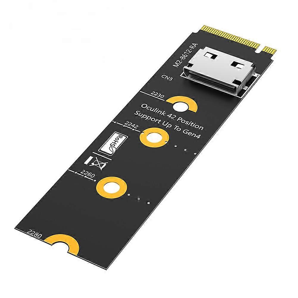 M.2 Nvme Zu Oculink Egpu Nvme Key M Zu Sff-8611/8612 Erweiterungskartenadapter, Pci-e 4.0 X4 Zu Oculink Sff-8612 4i Adapter