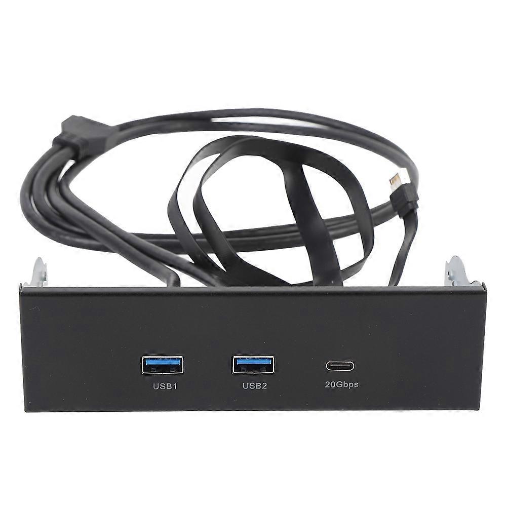 5,25"-erweiterungspanel Für Optische Laufwerke (19-polig, 20 Gbit/s), 3-port-usb-a-typ-c-fronthub (gen2x2), Computerzubehör