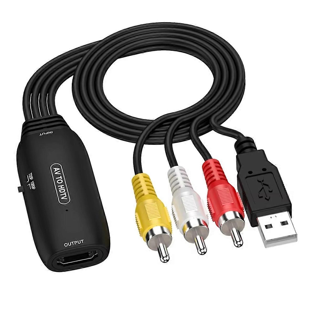 1080p Av Zu Blu-ray/dvd Videoadapter, Kompatibel Mit Set-top-boxen.