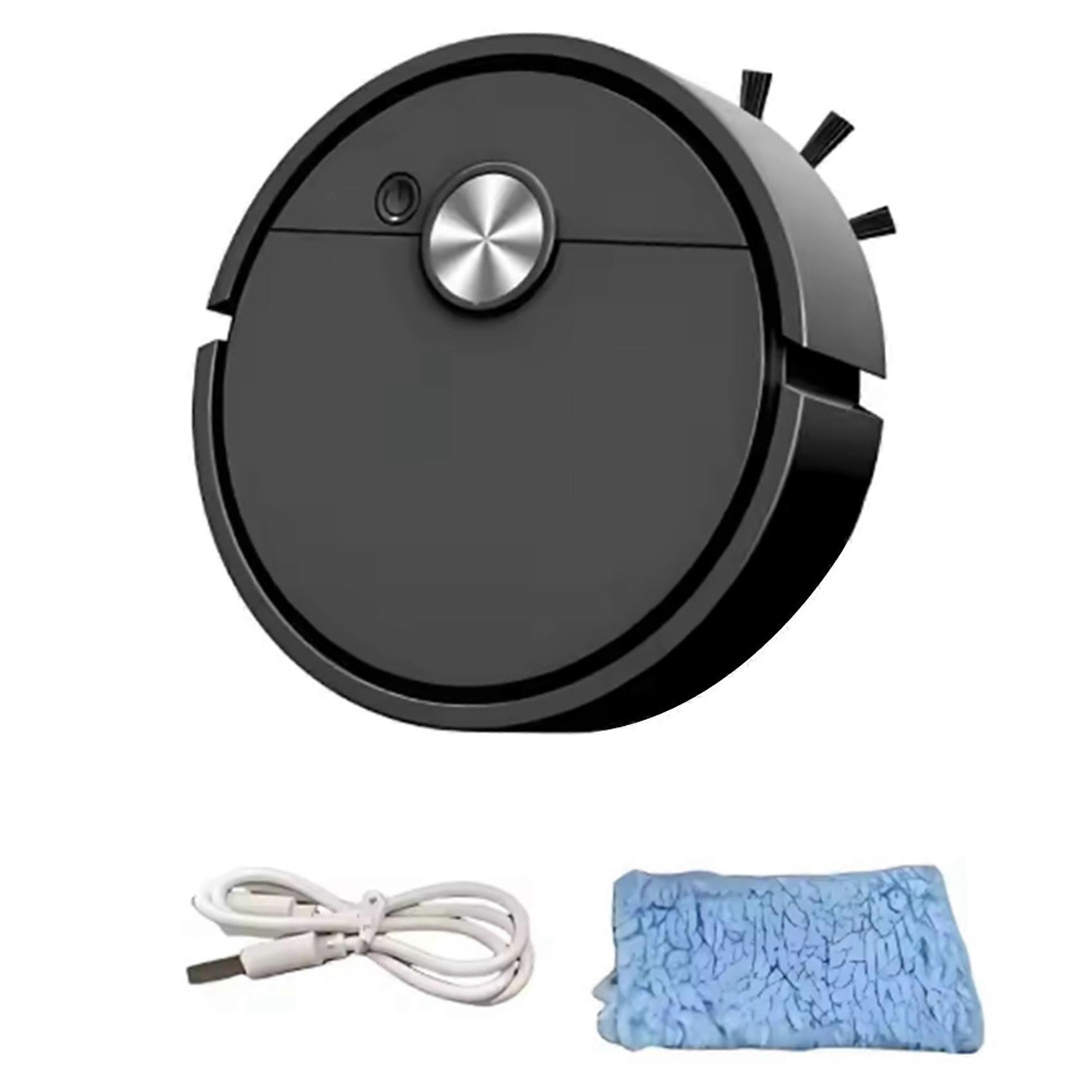 Intelligenter Saugroboter Mit 4000 Pa Starker Saugkraft, Ideal Für Hartböden, Tierhaare Und Teppiche (schwarz).