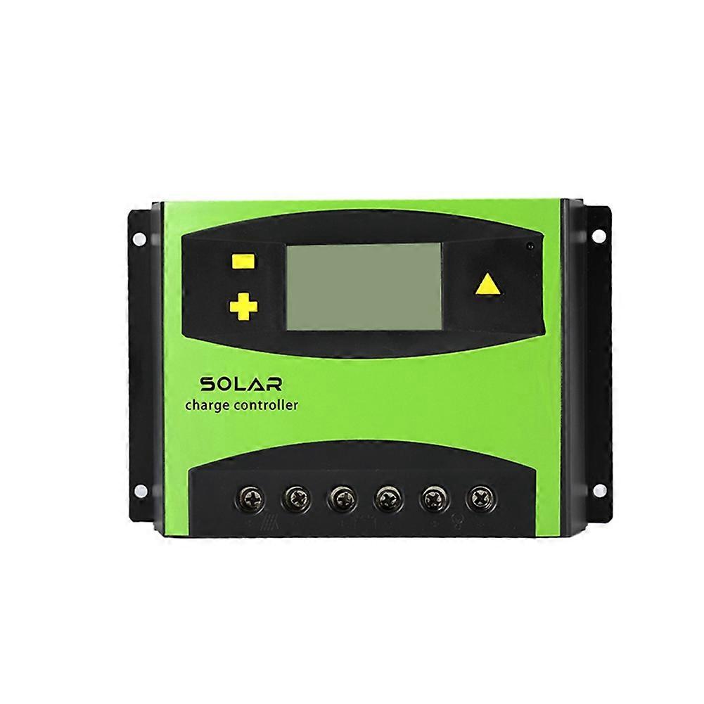 60a Dc 12v/24v Solarladeregler Mit Lcd-bildschirm Und Zwei 5v Usb-anschlüssen.