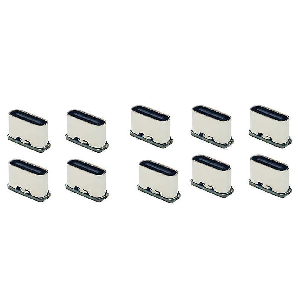 Packung Mit 10 5-poligen Smd/smt-usb-typ-c-buchsen Für Leiterplattenlöten Und Heimwerkerreparaturen