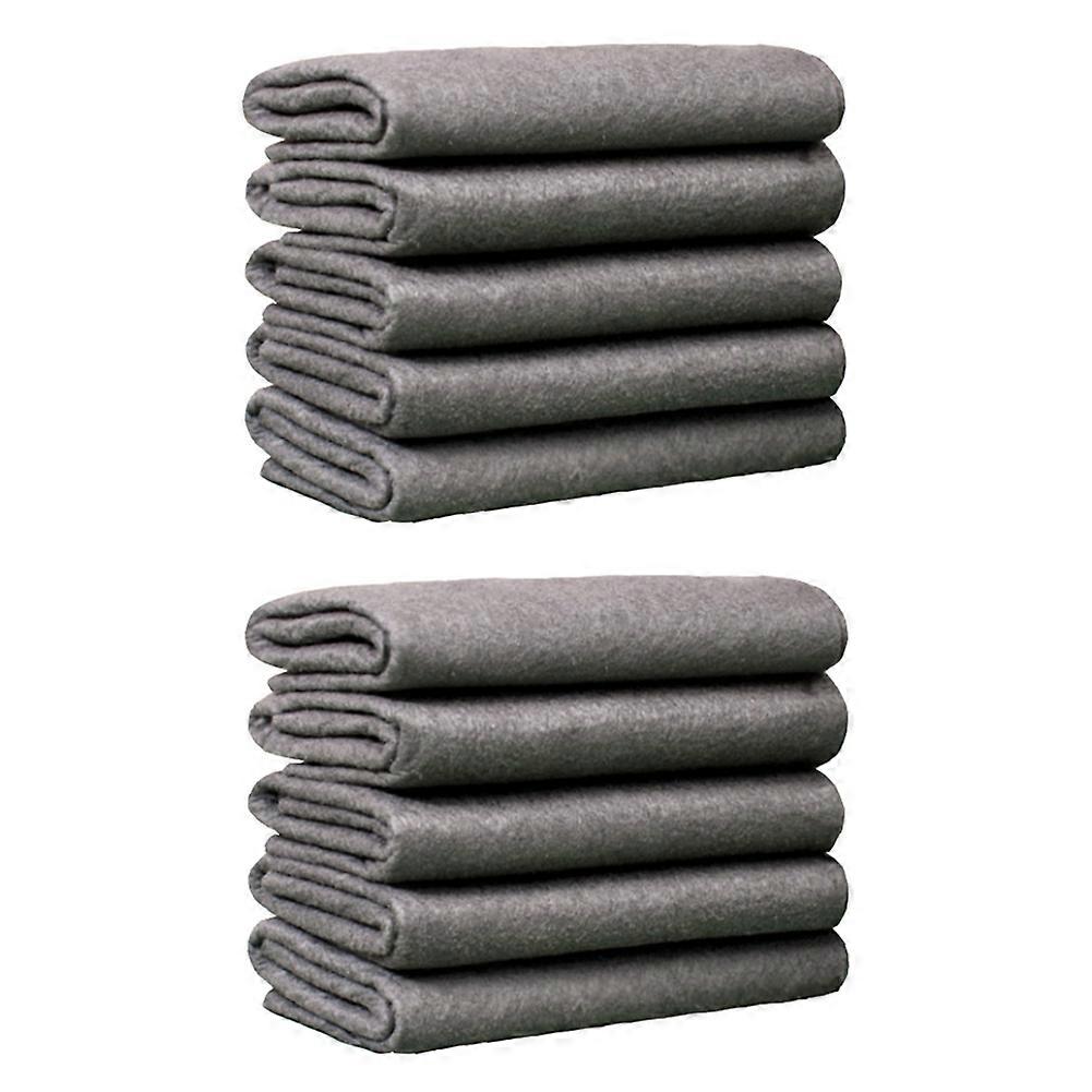 Packung Mit 10 Dicken, Magischen Reinigungstüchern Für Fenster Aus Mikrofaser, Zur Reinigung Von Fenstern Und Autos (20 X 25 Cm).