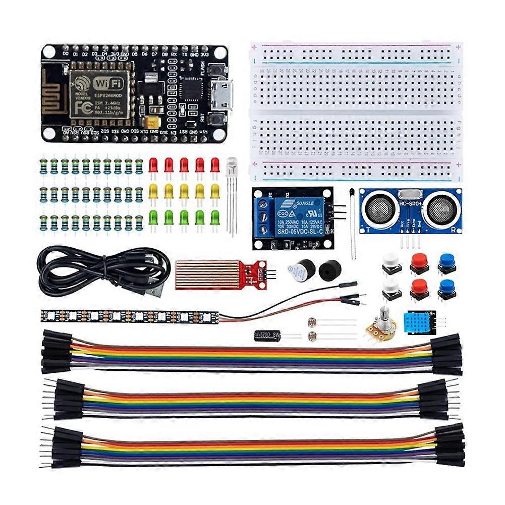 Esp8266 Wifi-entwicklungskit Für Arduino – Iot-starterkit Mit Steckbrett, Wifi-sensor Und Wichtigen Komponenten