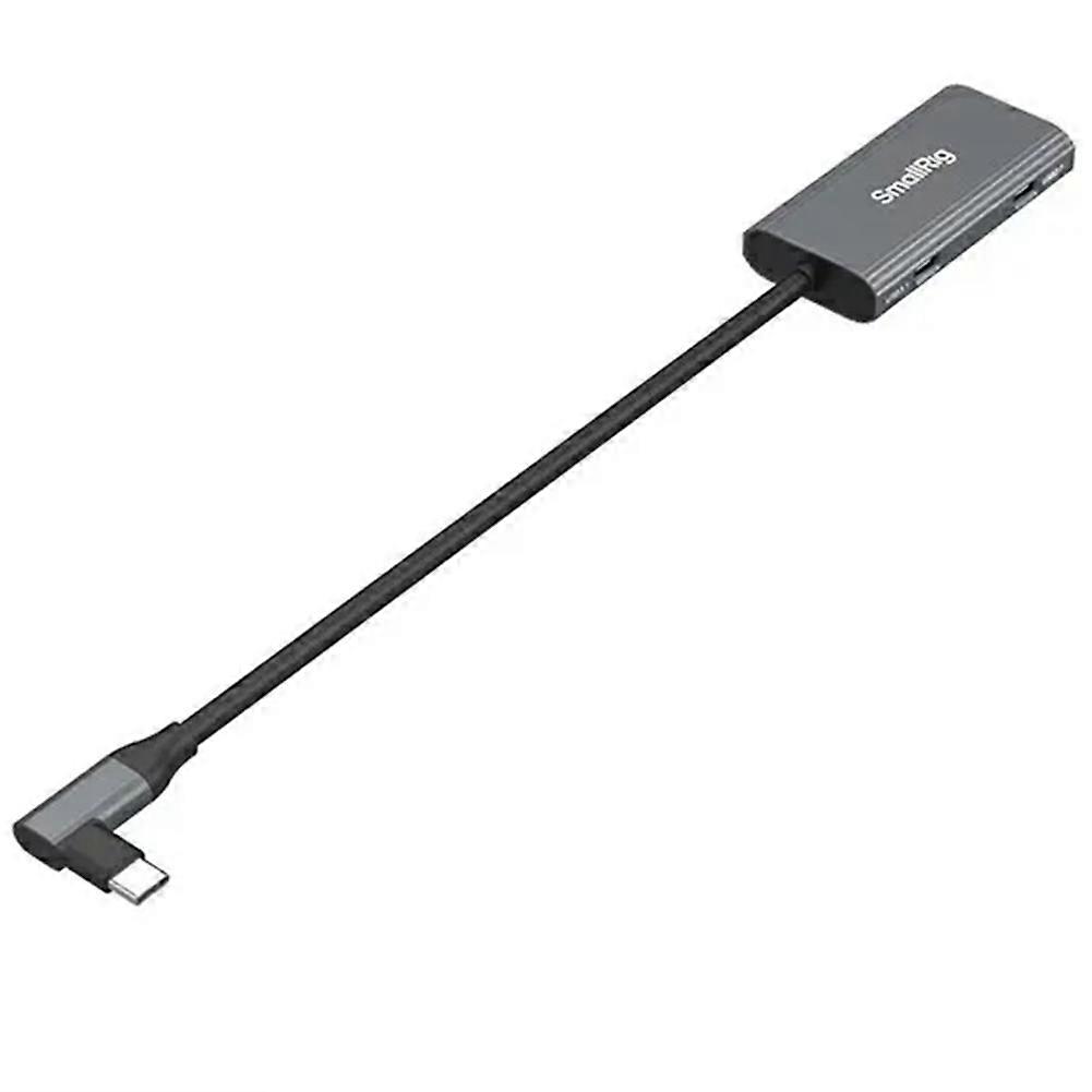 Smallrig 4598 4-in-1 Usb-c Hub Pd/usb-c 3.1/usb-c 2.0 Mit Audioadapter