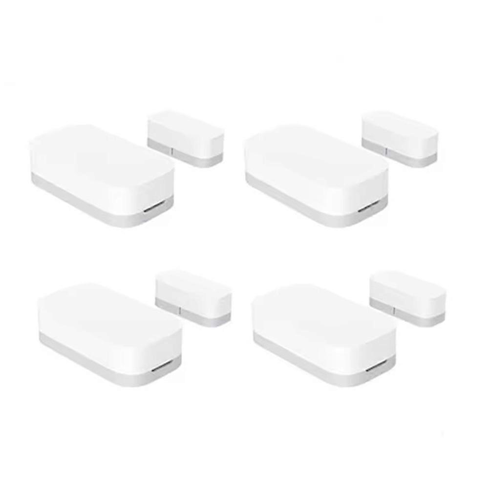 Set Mit 4 Drahtlosen Zigbee-tür-/fenstersensoren, Mini-smart-türsensoren, Kompatibel Mit Aqara-, Mi Home- Und Homekit-gateways.
