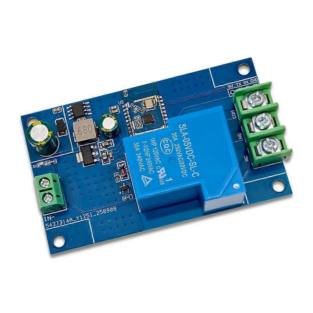 Einkanaliges 30-a-relaismodul Mit Bluetooth-näherungssensor, Entsperrung Durch Annäherung An Ein Smartphone, 5–32 V Eingang