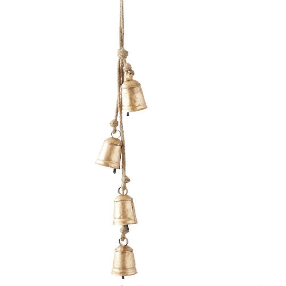 Seilglocken, Wanddekorationen, Glockenförmige Glocken, Eisenanhänger, Gerade Glocken, Kleine Metallglocken, Weihnachtsglocken