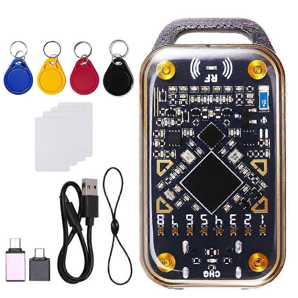 Chameleon Ultra Rfid-chip-lesegerät, Smartcard-emulator, Nfc-duplikator, Smart-id-karten-dekodierung + 4xcuid-schlüsselanhänger/karte