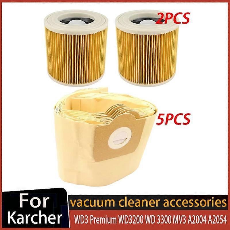 Staubbeutelfilter Für Kärcher Mv3 Wd3 Wd3200 Wd3300 A2204 A2656 Wd3.500p Se4001 Staubsauger Ersatzteile Für Rowenta Rb88ru100