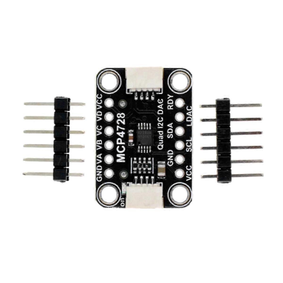 Mcp4728 Vier-ausgangs-sensormodul Mit Eeprom-modul, Kompatibel Mit Stemma Qt Qwiic