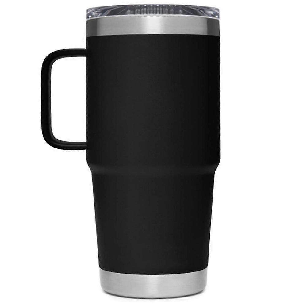 590 Ml (20 Oz) Reisebecher Aus Edelstahl, Vakuumisoliert, Mit Robustem Deckel, Tragbar Für Den Einsatz Im Freien