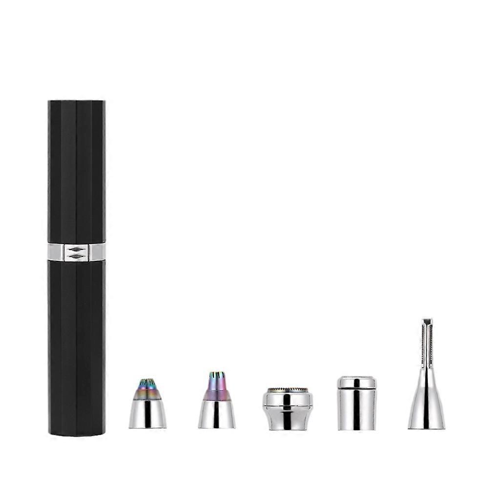 5-in-1 Wiederaufladbarer Elektrorasierer Für Lippenstift, Augenbrauen, Achseln Und Nase, Feile Und Polierwerkzeug