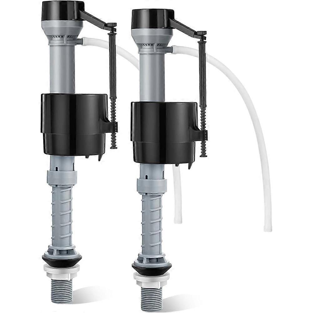 Universelles Ersatzset Für Toilettenfüllventile (2-teilig), 5 Cm (2 Zoll) Füllventil Mit Dichtungsklappe, Verstellbares Reparaturset Für Den Spülkasten