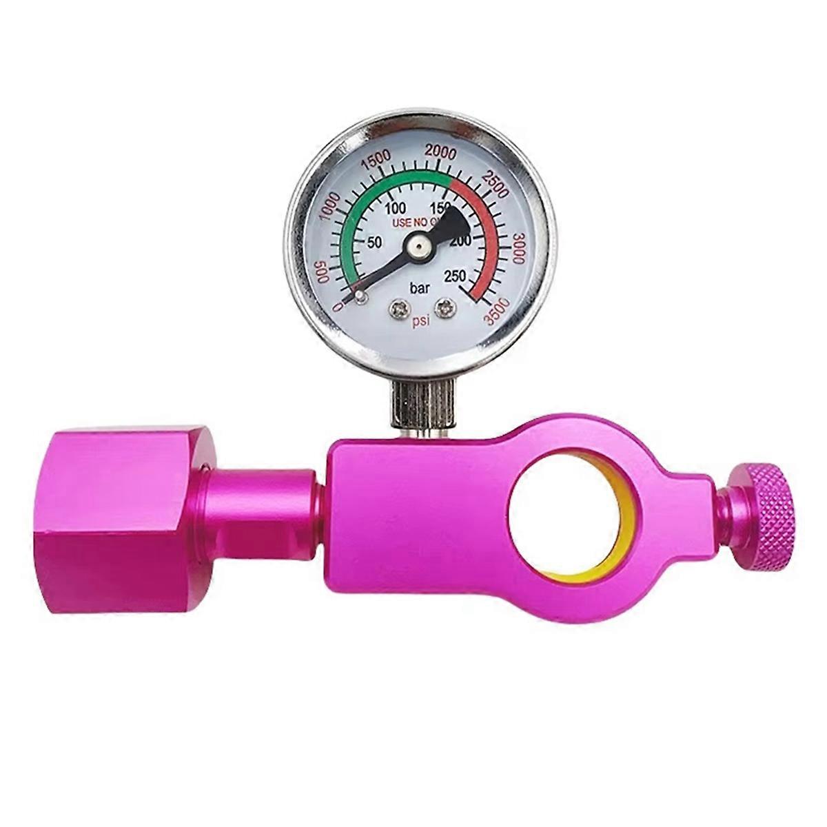 Adapter Für Co2-flaschenfüllstation (terra Duo Art) Pink Mit Schnellanschluss W21.8