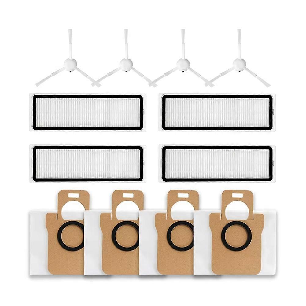 12-teiliges Set Für Den Xiaomi H40 / Ov51 Saugroboter: Seitenbürste, Hepa-filter Und Staubbeutel.