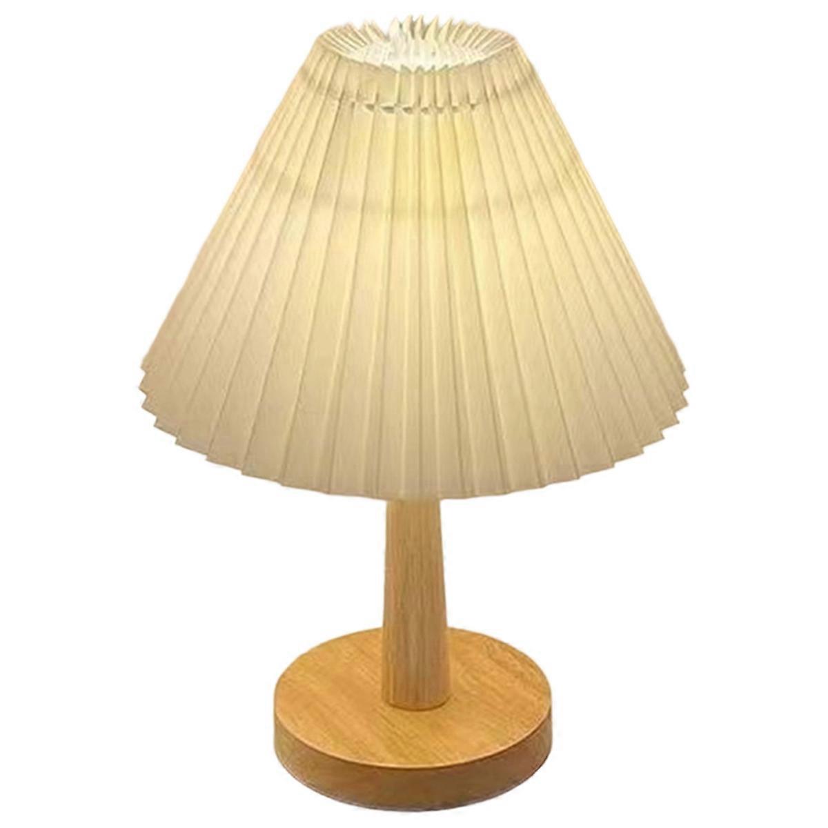 Selbstgemachte Nordische Plissee-tischlampe, Faltbar, 5 W, Usb, Künstlerischer Stil, Nachttischlampe, Wohndekoration