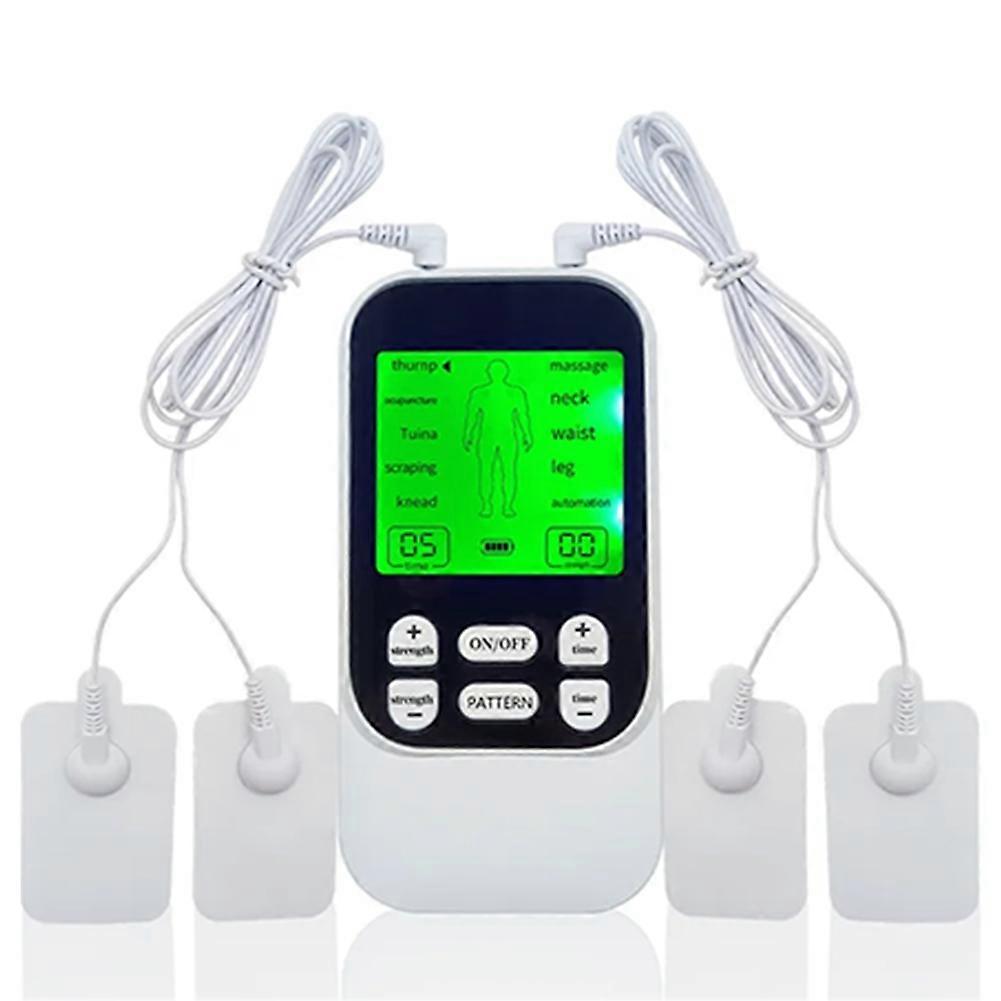 Entspannender Elektrischer Impulsmuskelstimulator, 10 Modi, Ems, Massagegerät Für Schultern, Nacken Und Rücken