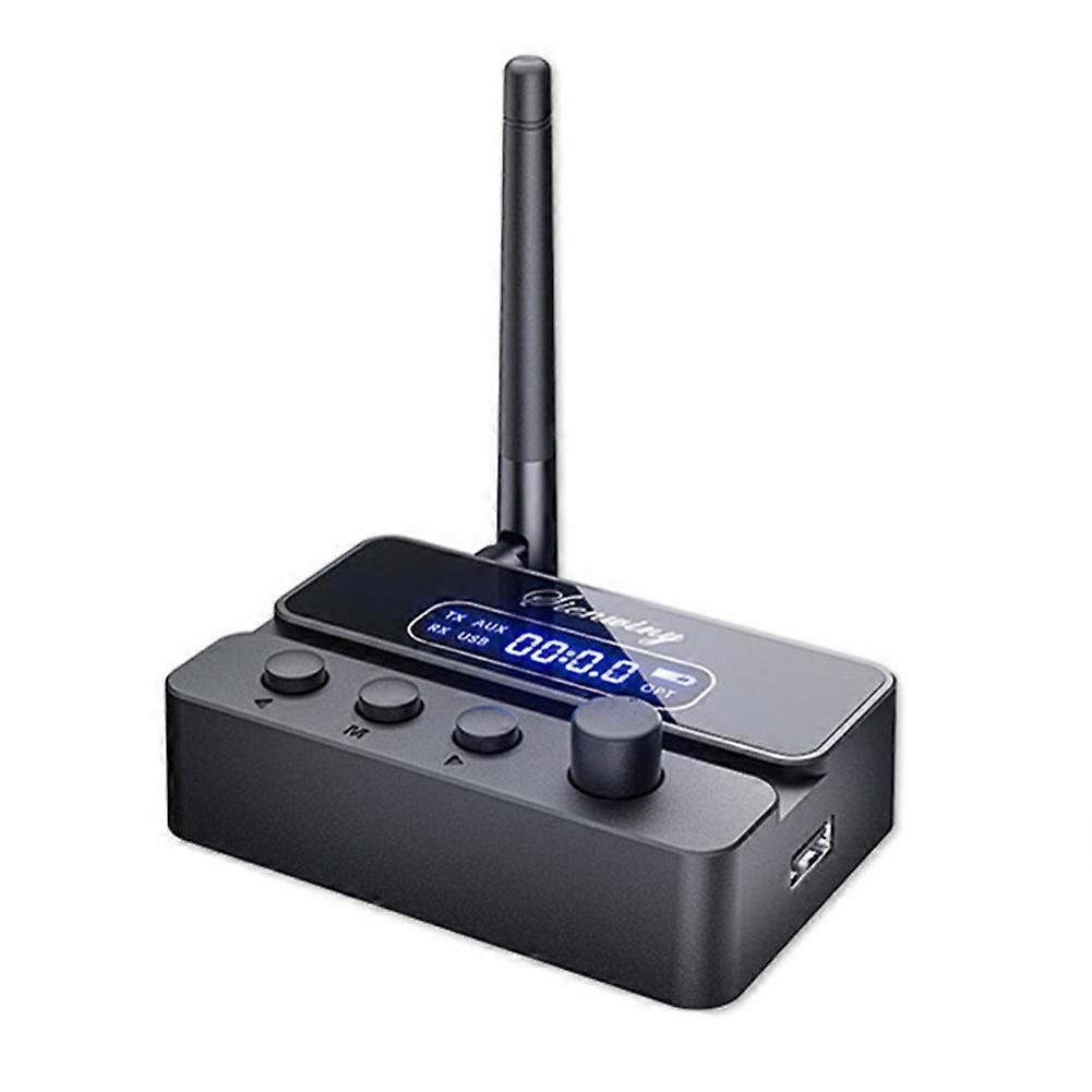 Bluetooth 5.3 Opt Glasfaser-funkaudioempfänger Mit Aux-eingang, 3,5-mm-klinkenbuchse (optisch/cinch) Und Usb-flash-laufwerksleser