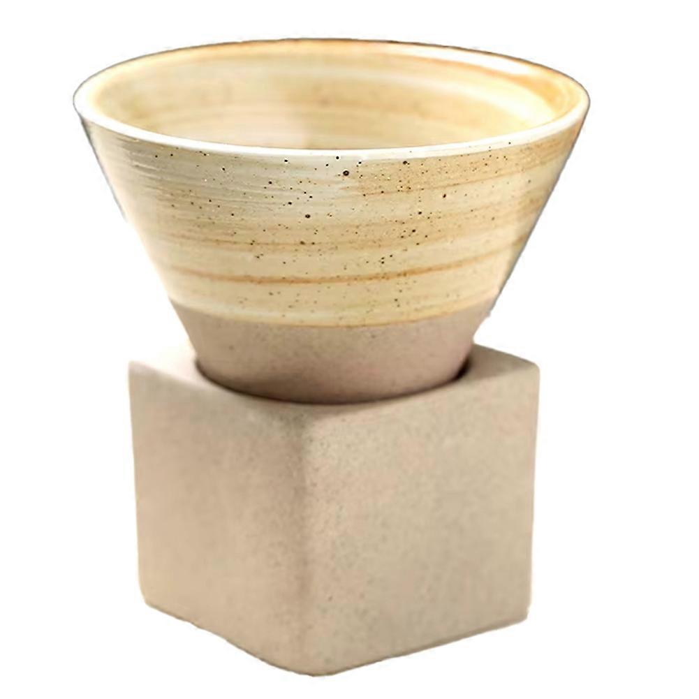 Retro-kaffeebecher Aus Japanischer Keramik – Rohkeramik-teetasse, Porzellanbecher Für Latte Art, Geeignet Für Zuhause Und Büro.