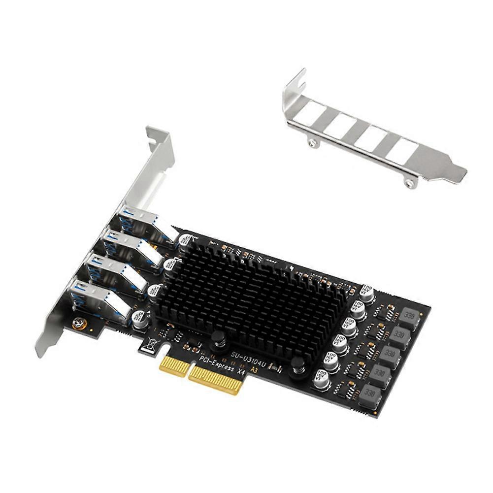 Multiplikatorkarte Usb Pcie X4 Vers 4 Ports Usb 3.1 (usb 3.2 Gen2 40 Gbit/s) Pour Pc