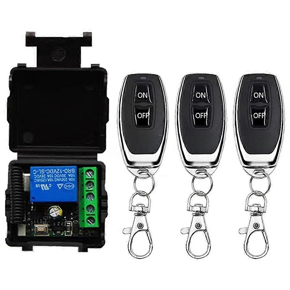 433-mhz-funkfernbedienungsschalter, 12-v-fernbedienungsrelais Für Garagentormotor Und Lichtsteuerung