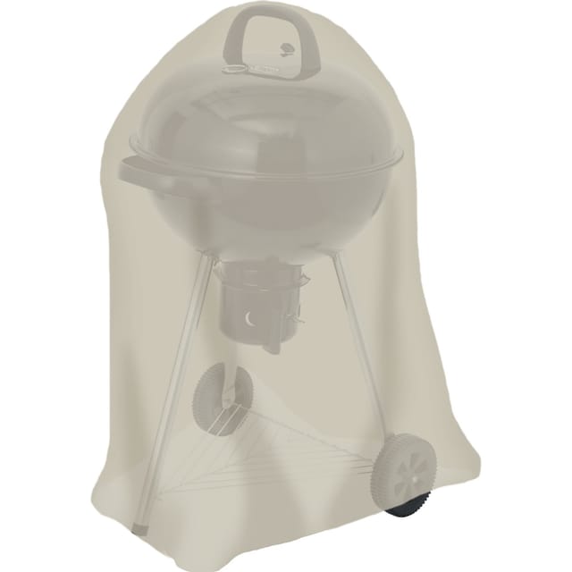 Universal Abdeckhaube Schutzhülle Abdeckplane klein für Kugelgrill beige - Tepro