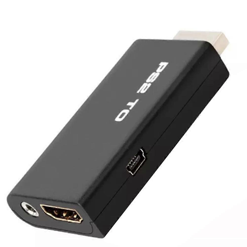 Ps2-zu-hdmi-kompatibler Audio-video-konverter, Full-hd-1080p-adapter (480i/480p/576i) Mit 3,5-mm-audioausgang