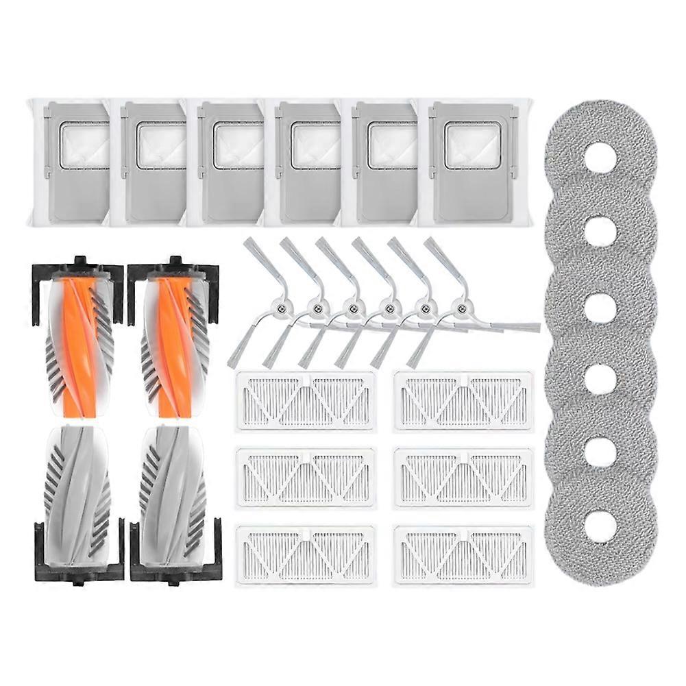 28-teiliges Zubehörset Für Den Dji Romo S/romo A/romo P Saugroboter: Hauptbürste, Staubbeutel, Reinigungstücher Und Filter.
