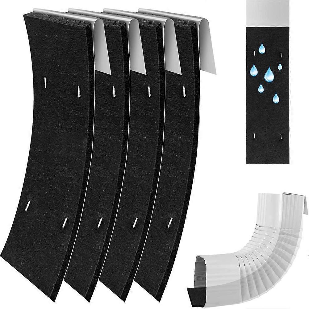 Set Mit 4 Dachrinnen-geräuschdämpfern, Regengeräuschreduzierer Für Fallrohre 3,5 X 11,8 Zoll, Verstellbarer Tropfeinsatz