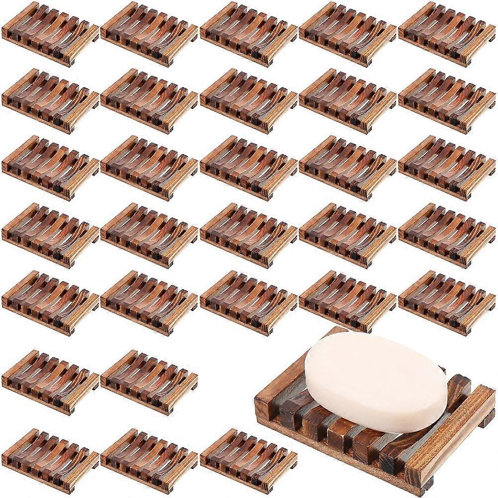 Set Aus 30 Seifenschalen Aus Holz Für Dusche, Aufbewahrung Und Abtropfen, Ideal Für Badezimmer, Küche Und Waschbecken (schwamm, Shampoo).