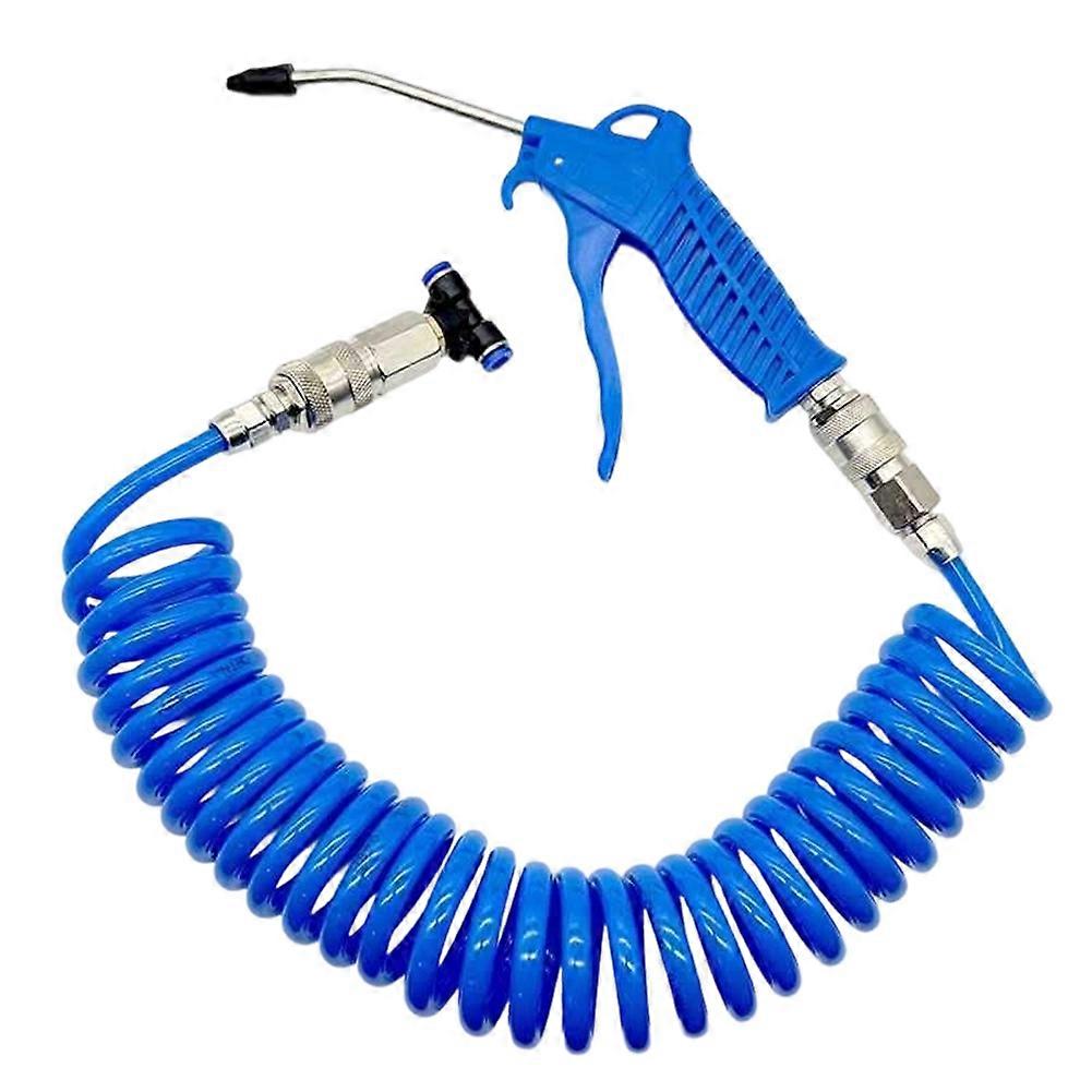Druckluftgebläse-set Mit Einziehbarem Schlauch Für Lkws Und Lastwagen, Inklusive Pistole Und 5,5-mm-stahldüse.
