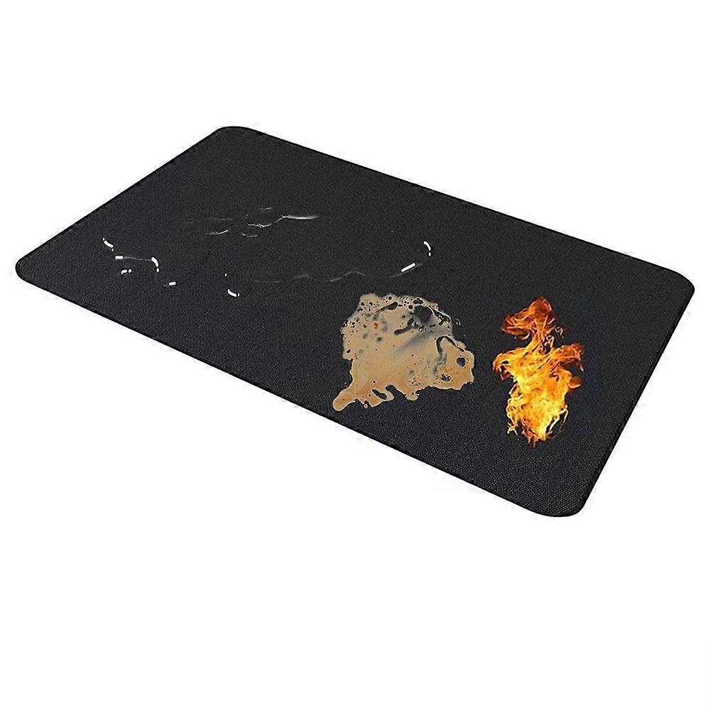 Feuerfeste Kaminmatte 165 X 91 Cm, Hitzebeständig, Für Holzöfen, Außenkamine Oder Grills, Schützt Böden.