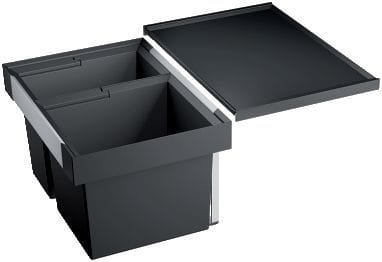 Flexon ii - Einbaumülleimer, geteilt, Volum 38 l 521469 - Blanco