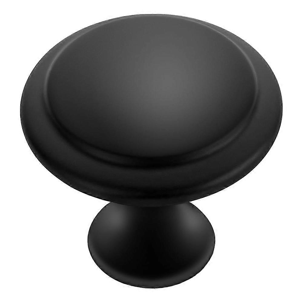 Schwarze Möbelknöpfe, 30 Mm Runde Beschläge Für Schubladen, Kommoden, Küchen, Schränke - Schrauben Inklusive (30er-packung)
