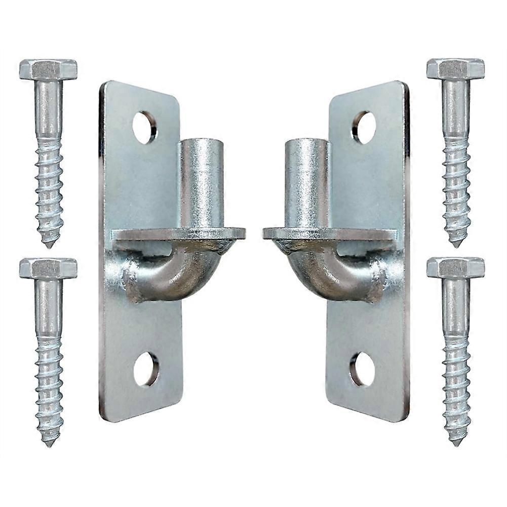 Hochleistungsscharniere Für Maschendrahttore, 2er-pack, Mit 5/8"-bolzen Für Metallzäune Im Außenbereich