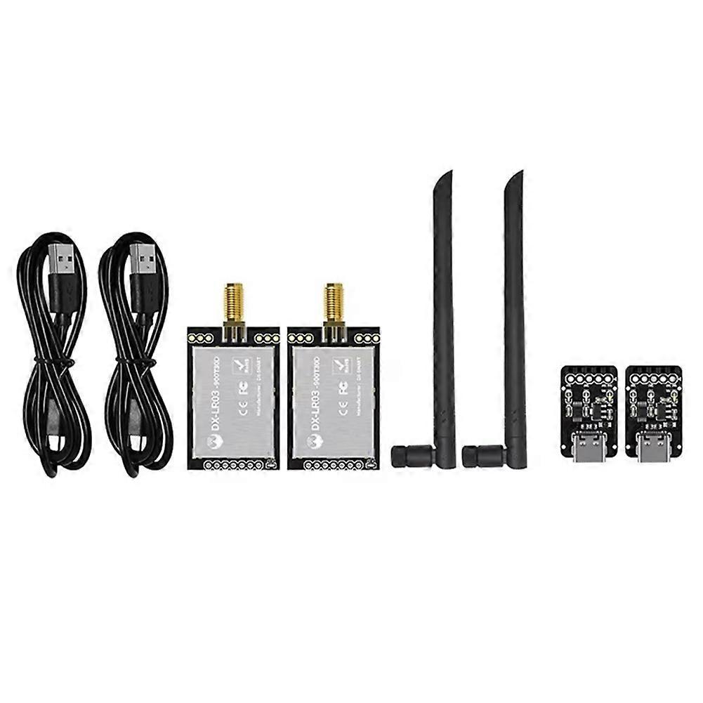 Lora-modul Dx-lr03 868 Mhz/915 Mhz, Große Reichweite 10 Km, Sendeleistung 27 Dbm, Serielle Uart-schnittstelle, At-lora-modul