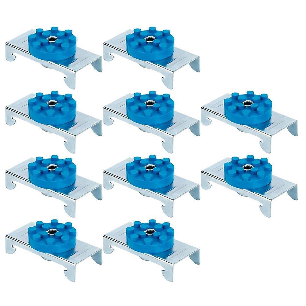 Packung Mit 10 Elastischen Akustikclips, Schalldämmclips Für Elastische Profile, Zur Schalldämmung
