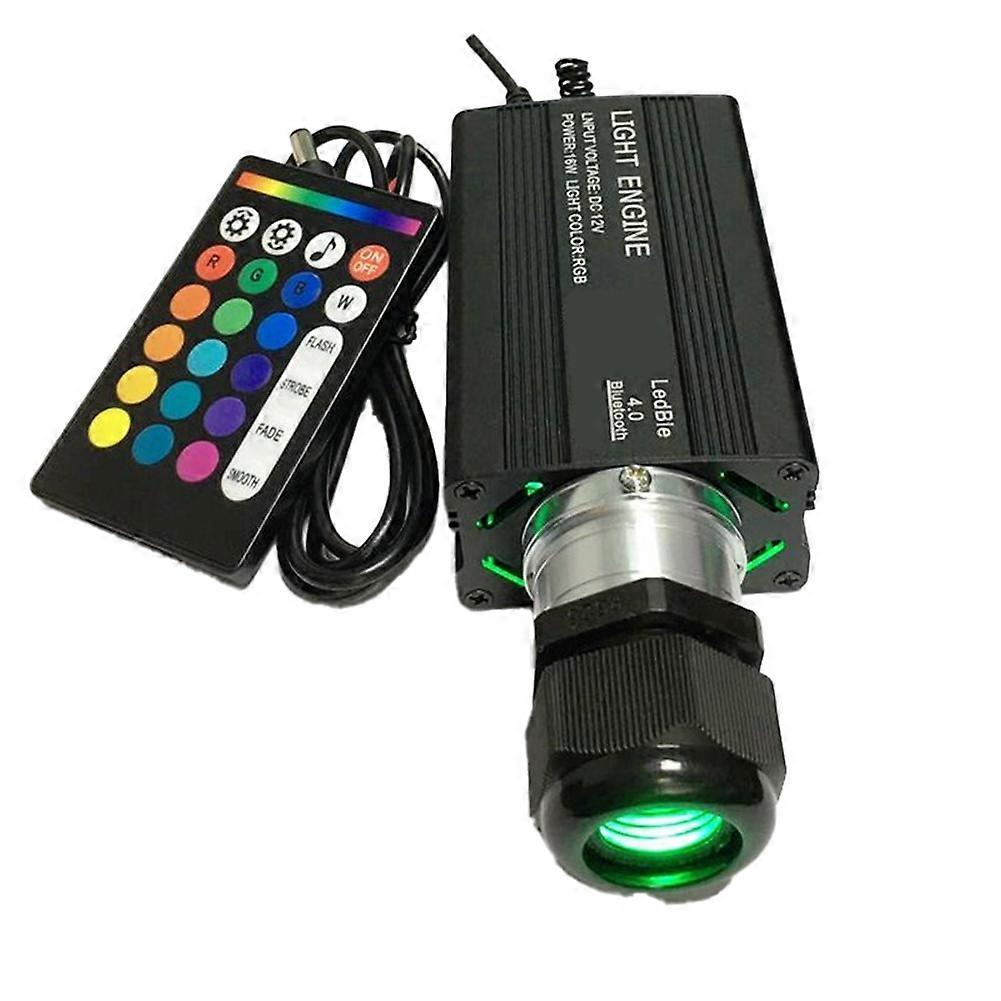 Rgb-lichtwellenleiter-beleuchtungsset Für Decke/dach/haus, 16 W, Mit Sprachsteuerung Und Smartphone-fernbedienung.