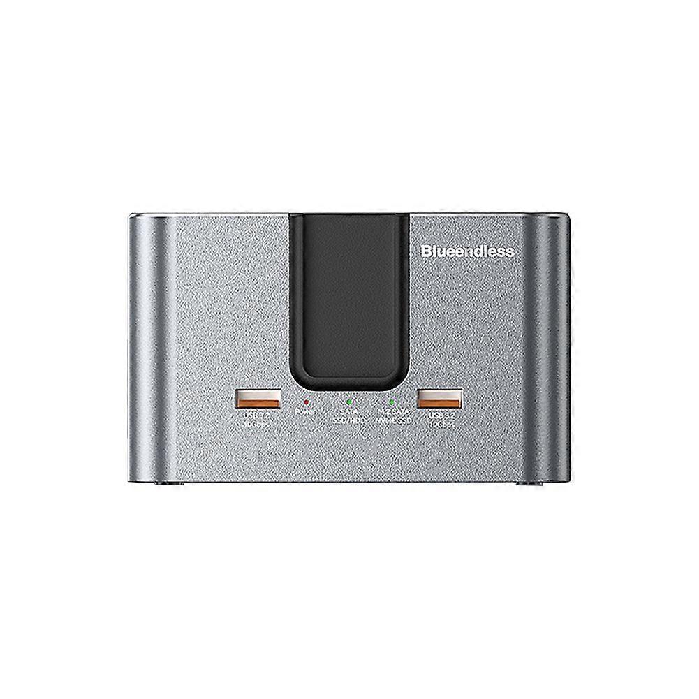 Blueendless Usb-außengehäuse Für 2,5/3,5 Zoll Sata M.2 Nvme Ssds (bis Zu 28 Tb), Kompatibel Mit Schnellen Sata 3.2 Gen2 Festplatten Und Ssds (eu-stecker).