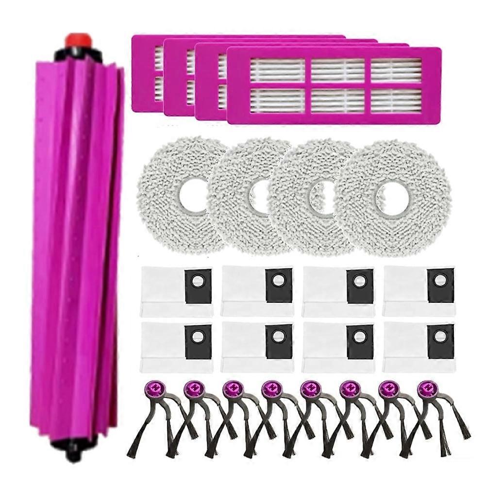 Packung Mit 25 Staubbeuteln, Hauptseitenbürste, Filter Und Reinigungstuch Für Den Eureka J15 Evo Ultra Saugroboter Mit Automatischer Entleerung. Zubehör