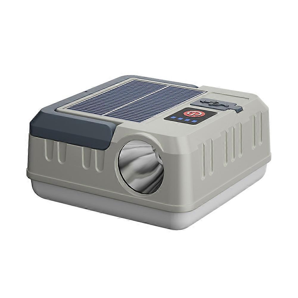 Tragbare Solar-campinglampe, Multifunktionale Campinglaterne, Wasserdichte Taschenlampe Mit Powerbank-funktion