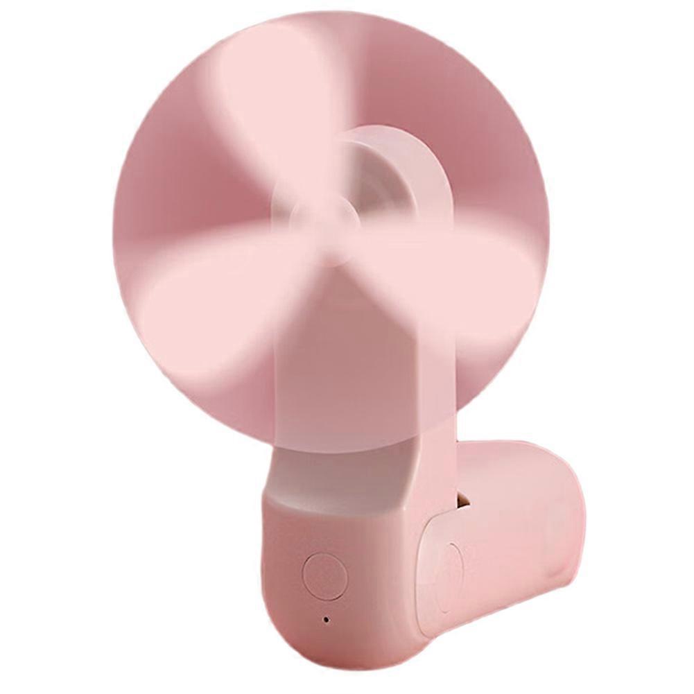 Leiser, Tragbarer Usb-faltventilator Für Schüler, Büro Oder Outdoor-aktivitäten, Kleiner Mini-ventilator Als Geschenkidee, Kleine Rosa Katze