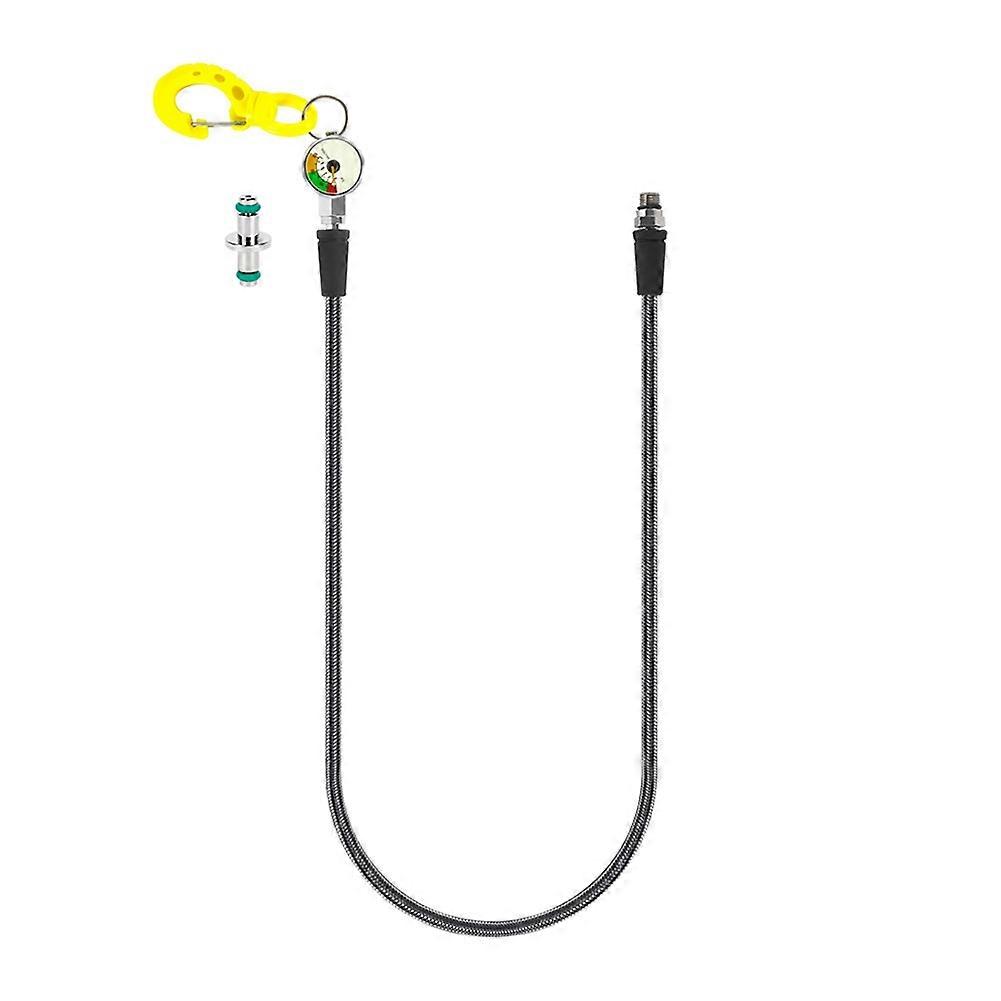 Tauchfähiges Manometer Mit Hochdruckschlauch Für Tarierjacket-regler.