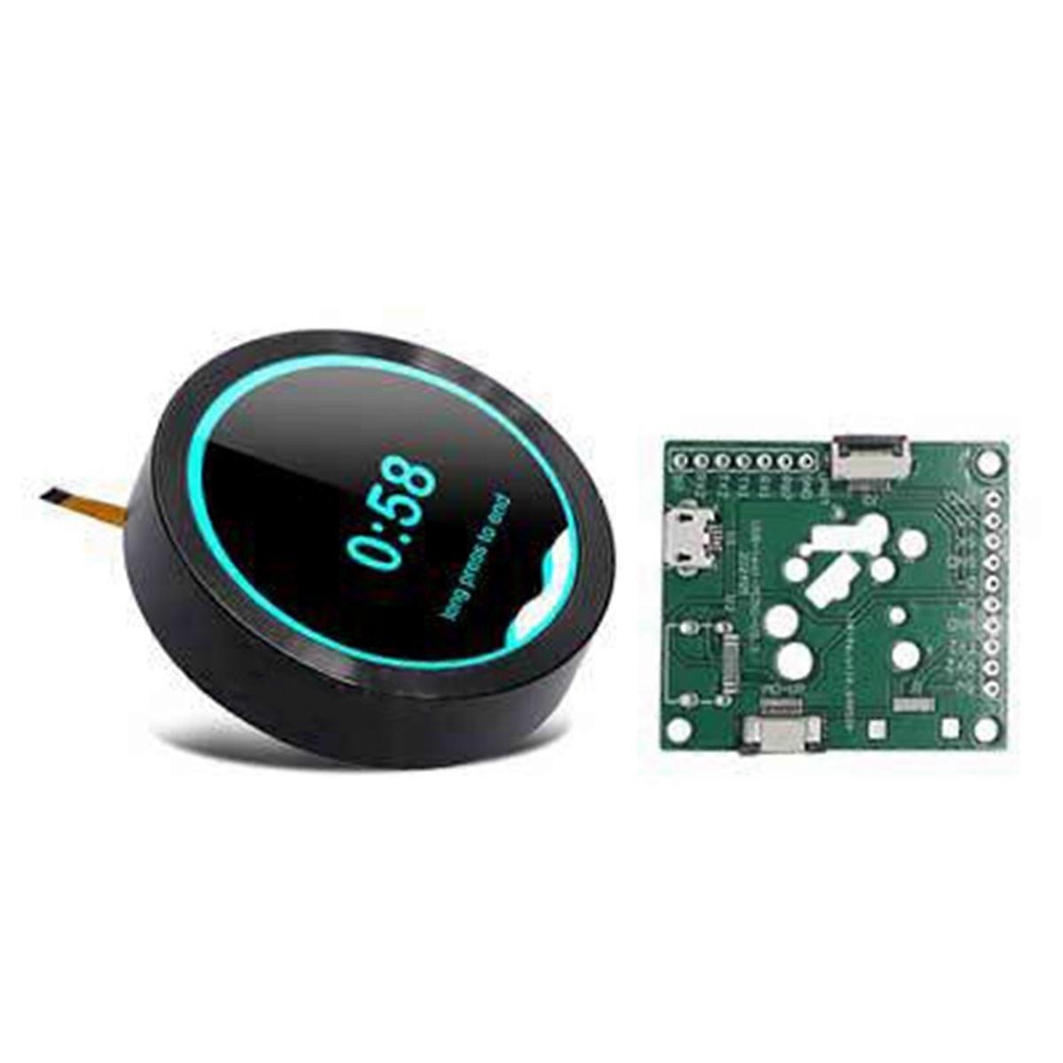 Esp32-s3 Lvgl Entwicklungsboard Mit 2,1-zoll-drehbildschirm, Intelligentem Lcd-taster Und Adapterplatine Für A