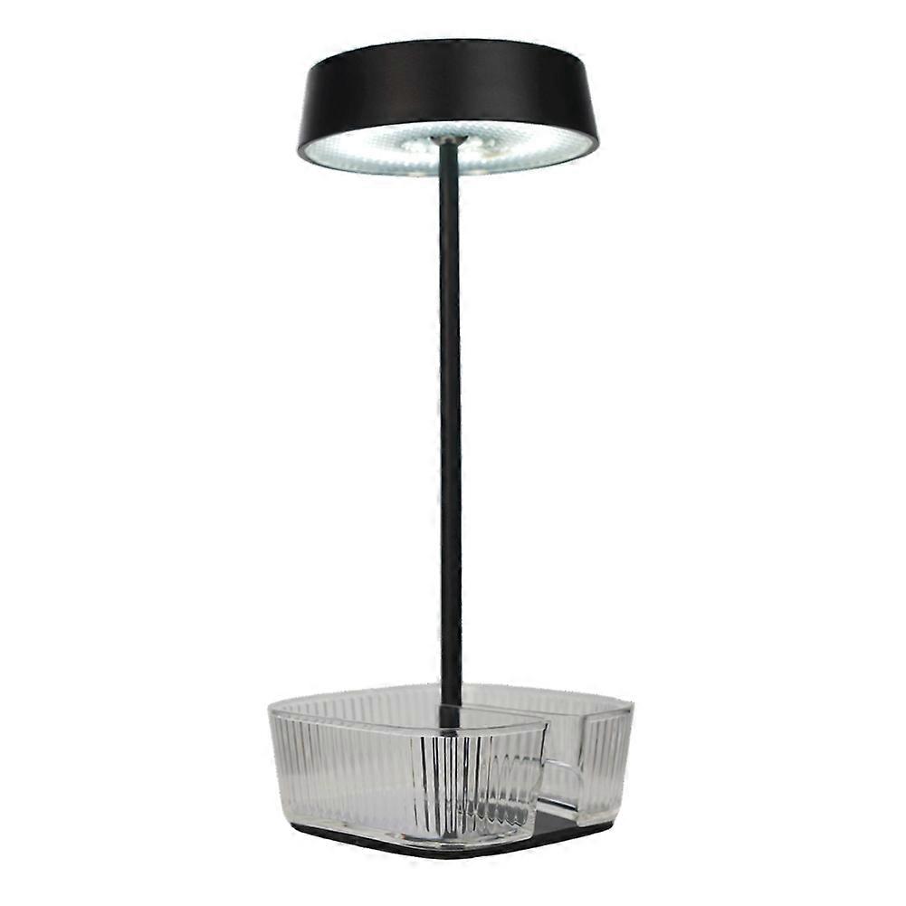 Nachttischlampe, Schlafzimmertischlampe Mit 3 Einstellbaren Helligkeitsfarben, Zimmerpflanzenlampe, Batteriebetriebene, Kabellose Lampe