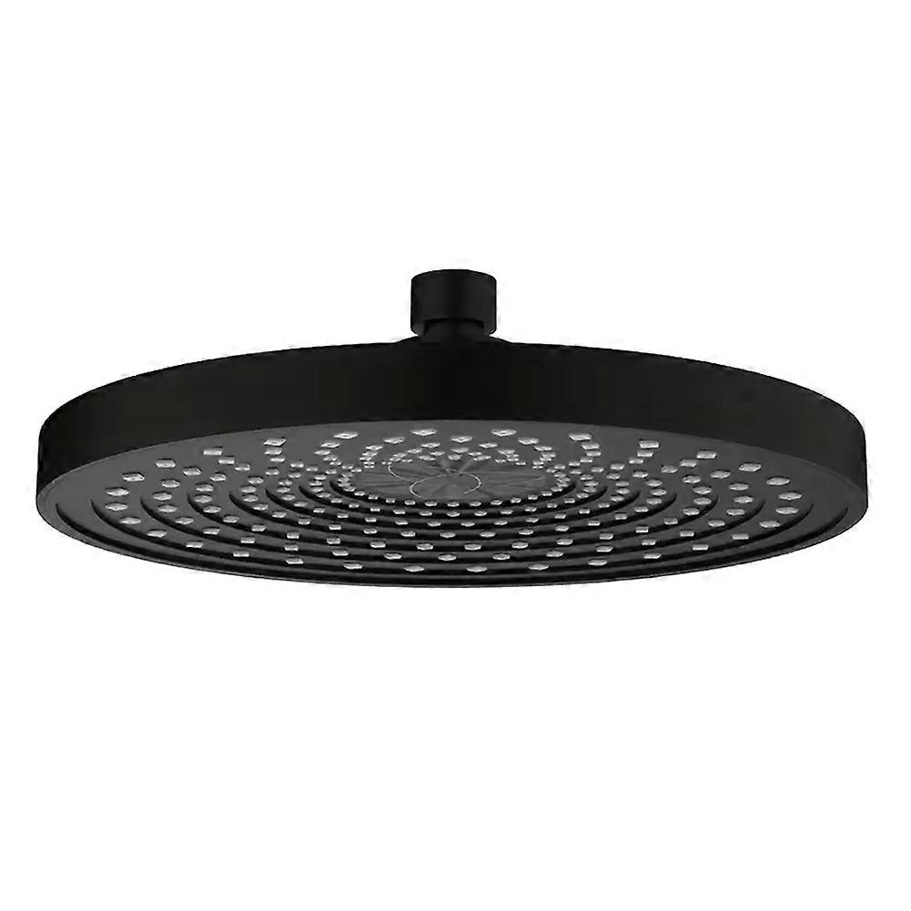 25 Cm Großer, Hochdruckbeaufschlagter Duschkopf Mit Einem Kopf, Schwarz, Für Badezimmer.