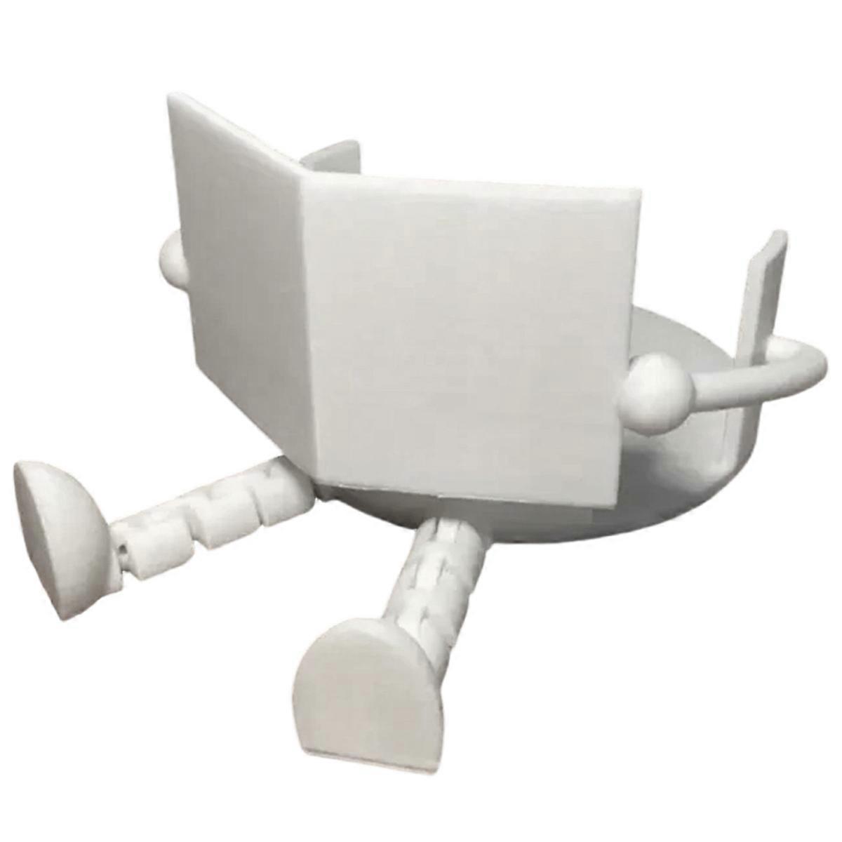 Einzigartiger, 3d-gedruckter Toilettenpapierhalter „lesebegleiter“ – Ein Verspielter Hingucker Für Ihr Badezimmer. Für Alle Badezimmer Geeignet.